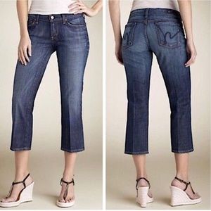 Citizens of Humanity Low Waist Cropped Jeans